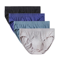 Men’s 100% Cotton Briefs – 4-Pack | Plus Size XL–5XL Breathable Underwear