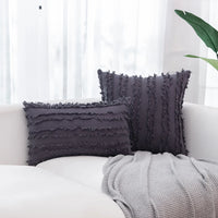 Nordic Cotton Linen Throw Pillow Cover | Soft Plain Cushion Case for Sofa & Bed