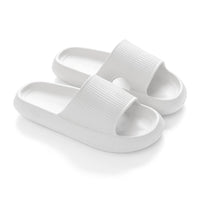 Thick Sole Cloud Slippers Women Men,Large Size,Pillow House Slippers Shower Sandals,Indoor Bathroom Slides,Lightweight,Non-Slip