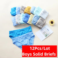 Girls 100% Cotton Cartoon Briefs 12-Pack | Sizes 1–12 Years | Mixed Colors