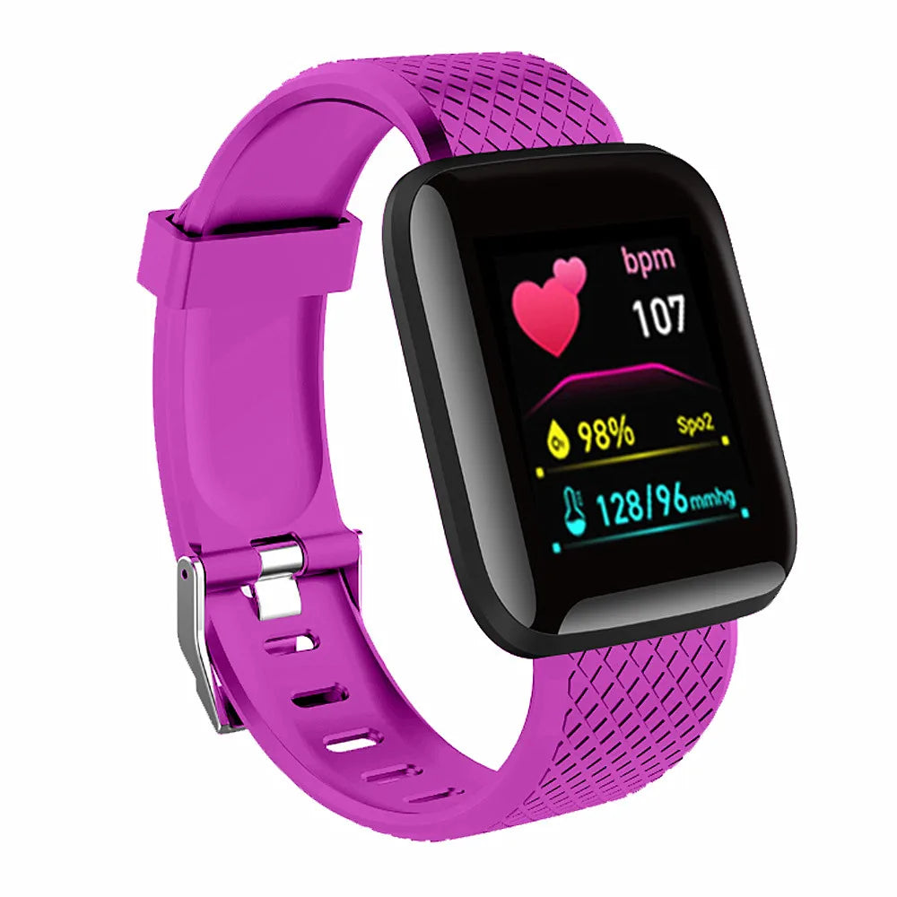Fitness Smart Bracelet Watch – Heart Rate, Sleep Monitor & Music Player for Men & Women