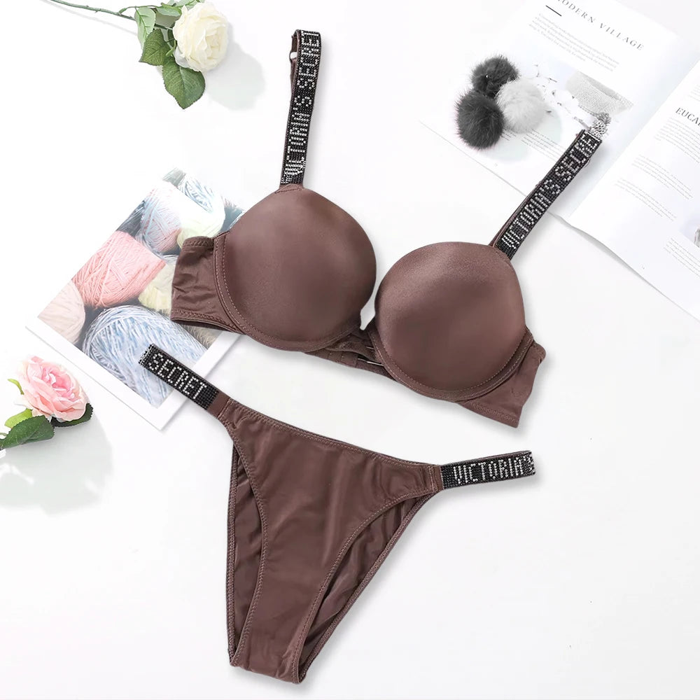 Women's Sexy Lingerie Set – Push-Up Bra & Panty | Soft, Breathable & Elegant