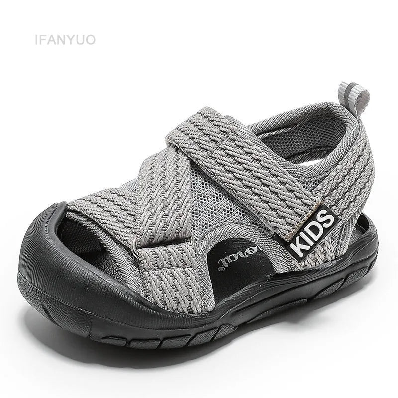 Baby Mesh Summer Sandals - Soft Sole Anti-Slip Walking Shoes