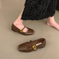 Women's Cute Ballerina Flats - Mary Jane Slip-On Loafers