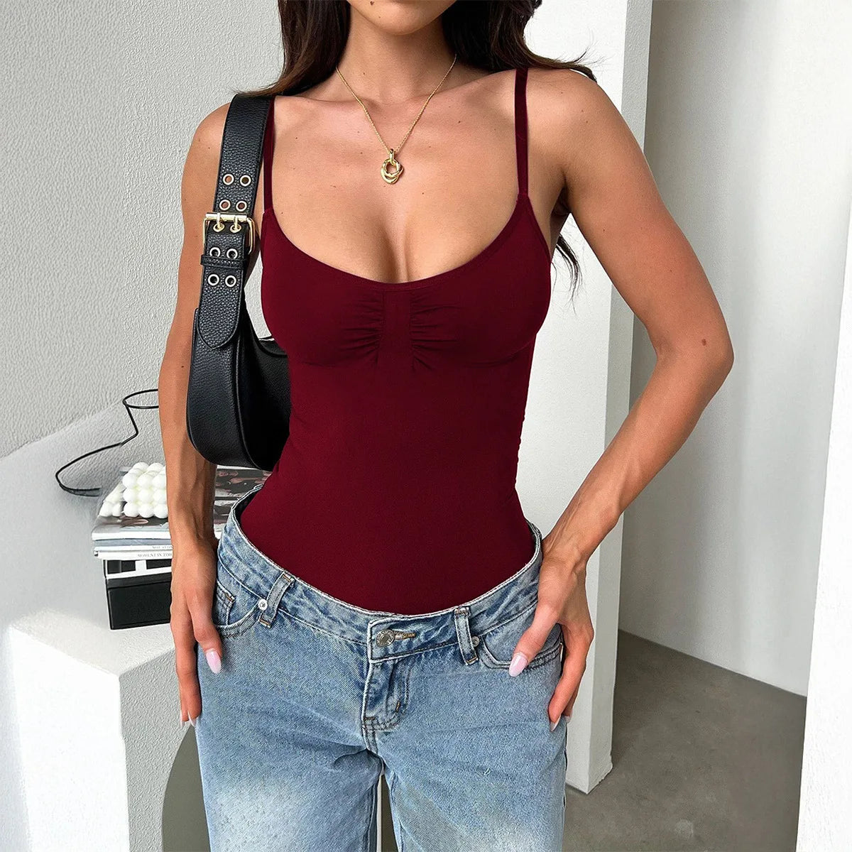 Casual Slim Fit Jumpsuit - Elegant All-Match Romper for Women