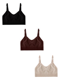 3-Pack Women's Nursing Bra Set – Wire-Free, Anti-Sag Support | Breastfeeding Bra XS–XL