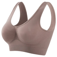Women's Seamless Wireless Bralette – Breathable Crop Top Bra (S–5XL, 12 Colors)