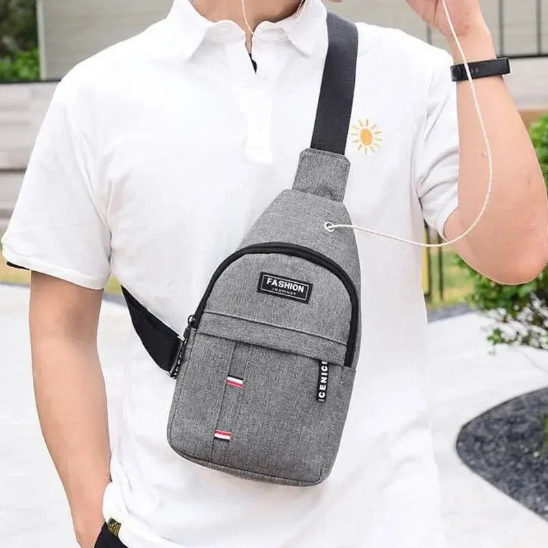 Men's Waterproof Fanny Pack – Large Capacity Waist Bag for Outdoor Adventures