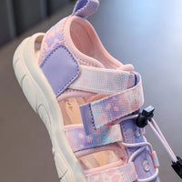 Jiiyello Camouflage Sports Sandals - Toe Protection Water Shoes for Kids