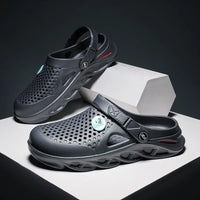 Men's Platform Clogs | Anti-Slip Waterproof Sandals for Beach, Garden & Casual Wear