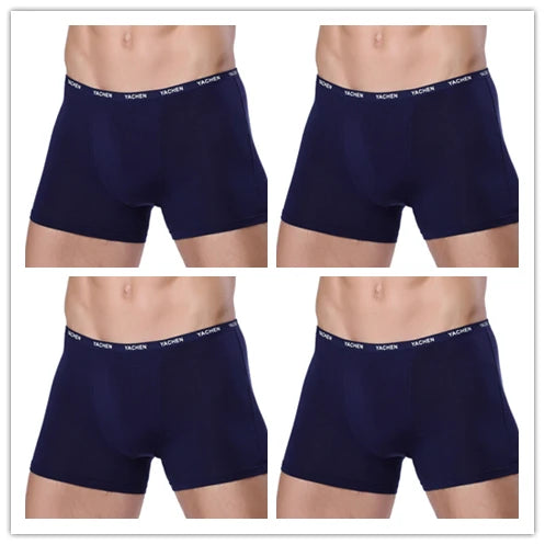 Men's Bamboo Boxer Shorts – 4-Pack Soft & Breathable Underwear (L–XXXL)