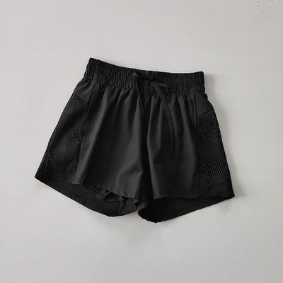 Shorts de Yoga para Mujer 2 en 1 - Cintura Alta Deportivos para Gimnasio y Running