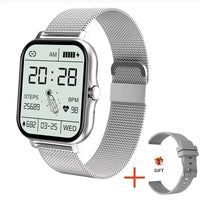 LAXASFIT Fashion Smart Watch | 1.85" AMOLED HD Bluetooth Calling Health Monitor 100+ Watch Faces for Men & Women