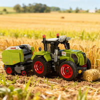 Bloques de Construcción Tractor Clásico - Set de Ladrillos DIY para Niños y Niñas