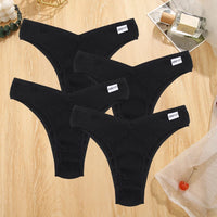 Set de 4 Panties de Algodón Talle V para Mujer