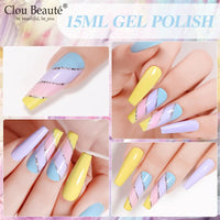 No-Wipe Top Coat & Sticky Base Coat UV Gel Polish — Long-Lasting, MSDS Certified, 15ml