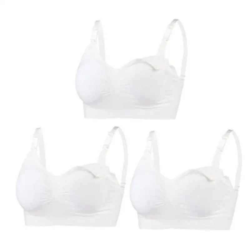 Nursing Bras for Breastfeeding Women – 3-Pack Seamless Maternity Bra (S–4XL)