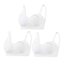 Nursing Bras for Breastfeeding Women – 3-Pack Seamless Maternity Bra (S–4XL)