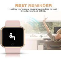 Fitness Smart Bracelet Watch – Heart Rate, Sleep Monitor & Music Player for Men & Women