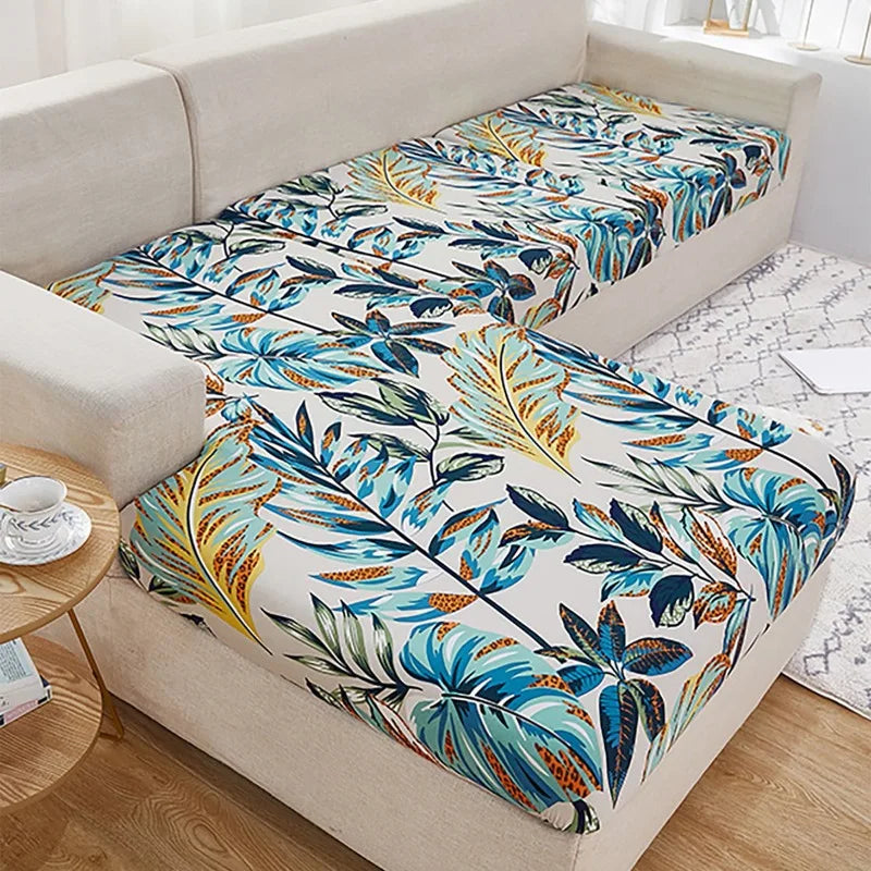 Tropical Leaf Stretch Sofa Covers – Waterproof Outdoor Furniture Protectors