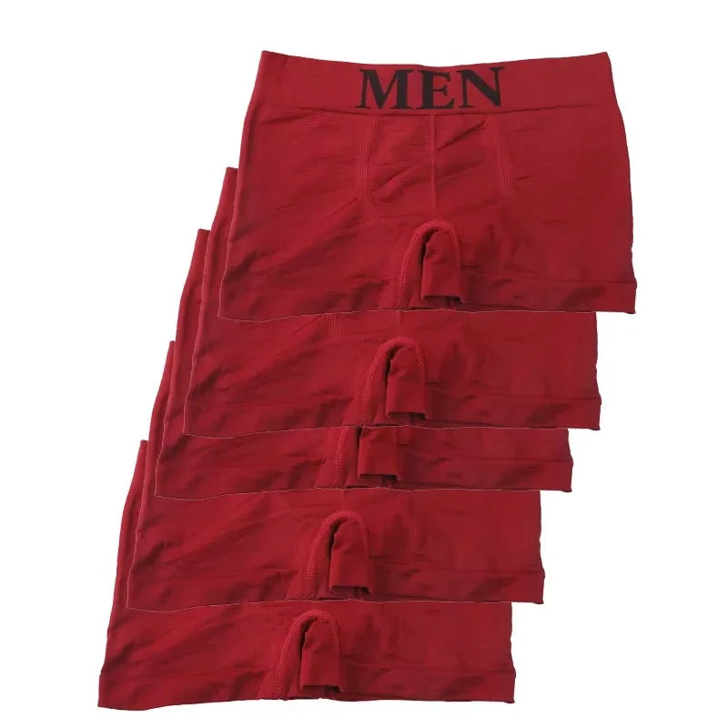 Men's Boxer Briefs 5-Pack — High-Stretch Breathable Underwear