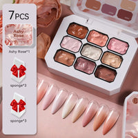 UR SUGAR Y2K Gradient Blush Gel Nail Polish – 9 Colors 4-in-1 Pat Painting | Semi-Permanent UV LED Nail Art