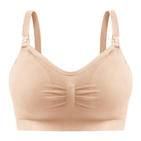 Seamless Maternity Nursing Bralette | Wire-Free Sleep Bra for Pregnant & Breastfeeding Women