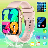 Calling Smart Watch with Women & Men, 1.83Inch/4.65cm HD Screen, IP68 Waterproof, with Wireless Calling, Multiple Sports Modes
