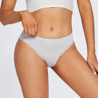 Ice Silk G-String Tanga – Low-Rise, Ultra-Soft Lace Trim | Women's Everyday Underwear | M–XL