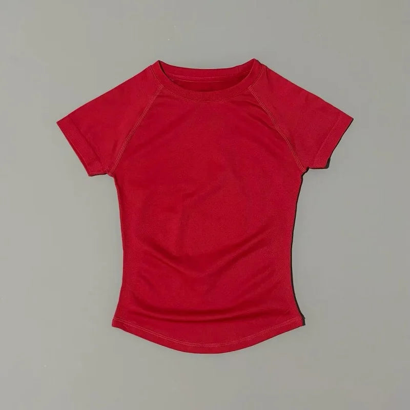 Women's Athletic T-Shirt | Breathable Stretch Fabric | Gym, Yoga & Running | XS–L