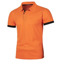 Men's Short Sleeve Polo Shirt – Lightweight Breathable Lapel Tee | Casual Streetwear Summer Top