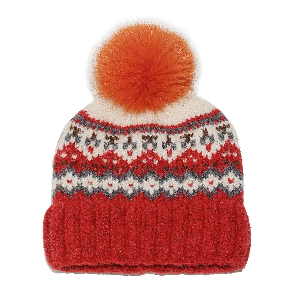 Gorro Slouchy Tejido a Crochet con Pompón - Beanie Artesanal de Invierno para Mujer