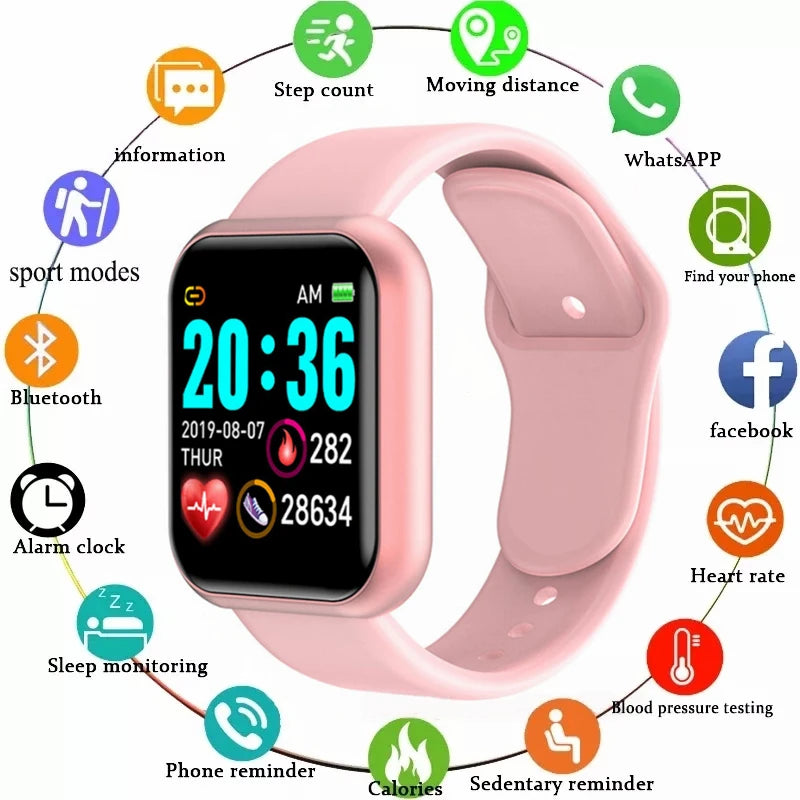Smart Fitness Watch - Heart Rate Monitor, Sleep Tracker & Activity Tracker