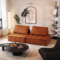 Modular Tofu Block Sofa - Square Minimalist Seating for Living Room