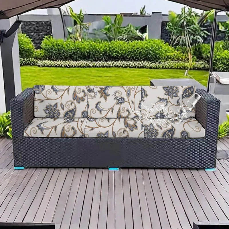Waterproof Outdoor Sofa Covers - Elastic Stretch Patio Furniture Slipcovers
