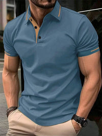 3D Print Polo Shirt for Men | Slim Fit Short Sleeve Streetwear Polo | XS–4XL