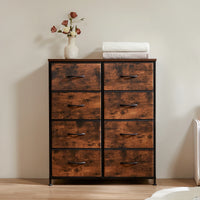 8-Drawer Fabric Dresser Cabinet – Modern Minimalist Storage Chest for Bedroom & Living Room