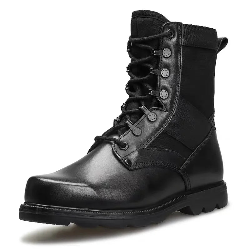 Men's Tactical Combat Boots - Winter Military Hiking Boots