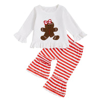 Infant Baby Boy Christmas Outfit Reindeer Applique Hoodie Sweater and Plaid Pants Set Toddler Xmas Clothes 2 Piece Kit