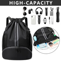Bolsa Deportiva Impermeable Oxford - Grande para Fútbol, Baloncesto, Gimnasio y Natación