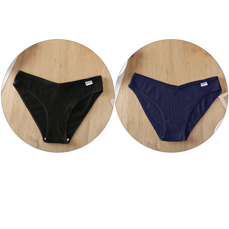 Set de 2 Panties de Algodón Hipoalergénico Talle V Plus M-4XL