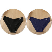 Set de 2 Panties de Algodón Hipoalergénico Talle V Plus M-4XL