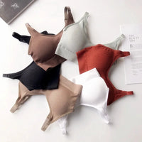 Top de Tubo Sin Aros - Sujetador de Algodón Sexy para Mujer