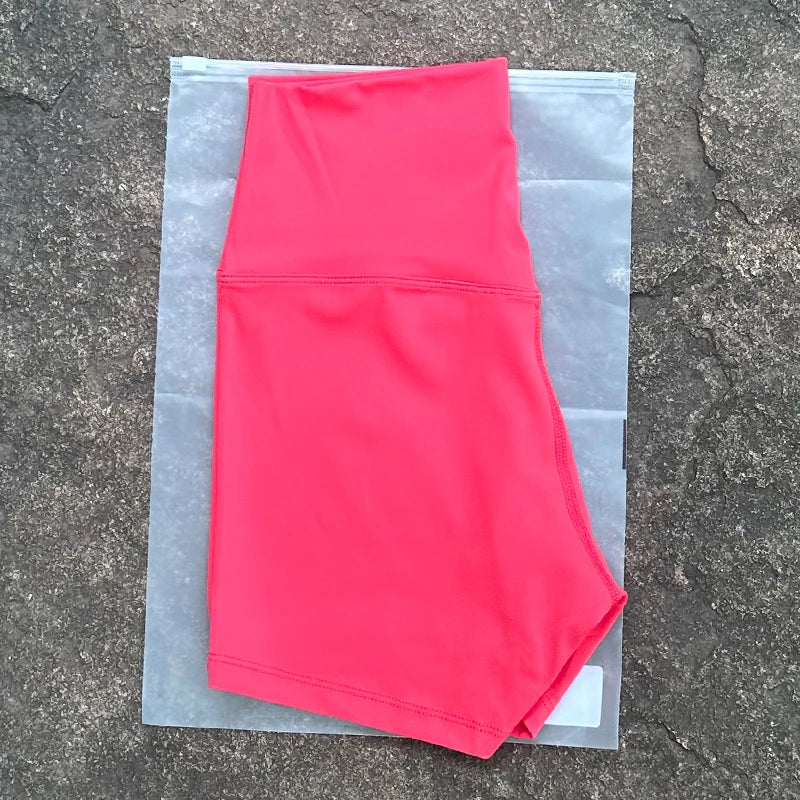 Shorts Deportivos Mujer Cintura Alta - Yoga Gym Running con Efecto Levanta Glúteos