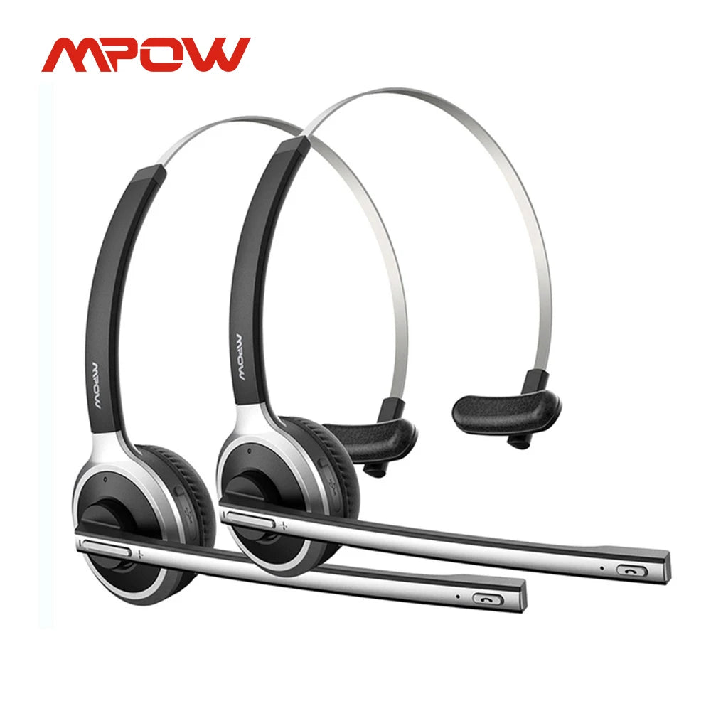 Audífonos Bluetooth Mpow M5 - Manos Libres para Oficina y Conductores (1 o 2 Pack)