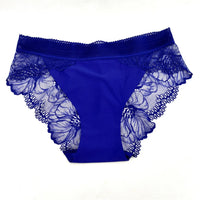 Panty Sin Costuras de Encaje Rosa Sexy - Lencería Transparente S-XL