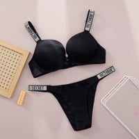 Lace Push-Up Bralette & Panty Set – Seamless, Breathable Lingerie Set | Everyday Comfort