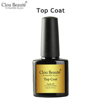 No-Wipe Top Coat & Sticky Base Coat UV Gel Polish — Long-Lasting, MSDS Certified, 15ml