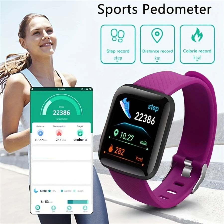 Fitness Smart Watch Bracelet with Heart Rate & Sleep Tracking