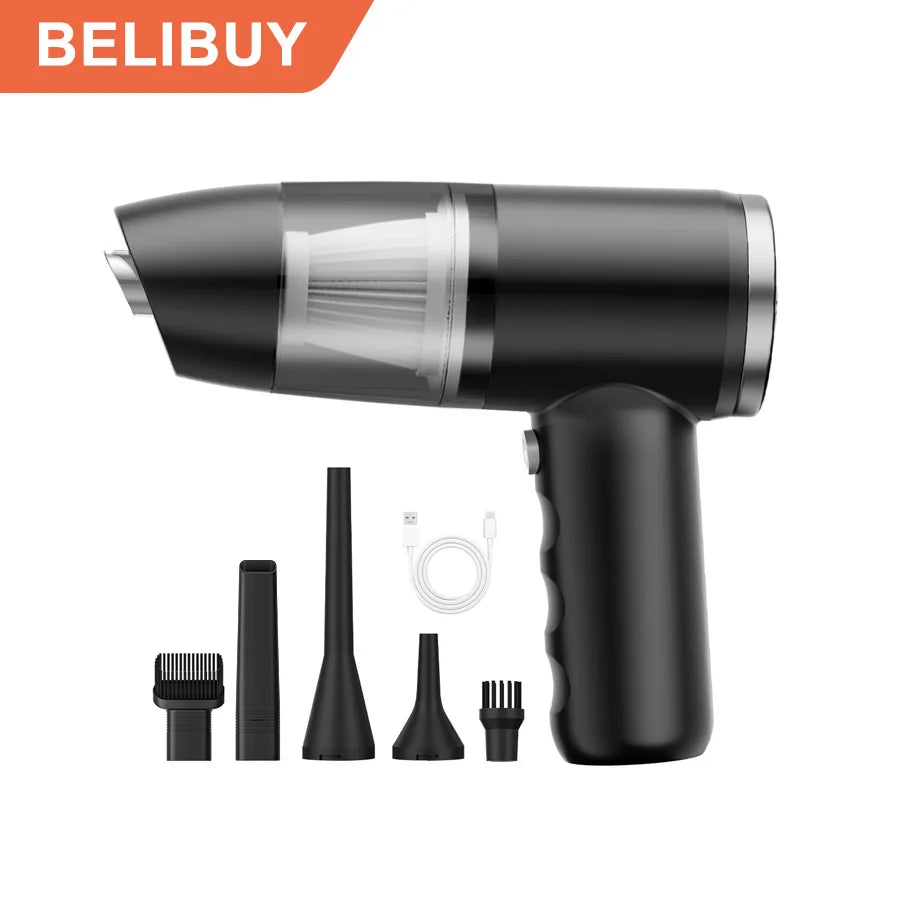 Wireless Handheld Vacuum Cleaner - High Power Portable Car & Home Cleaner with HEPA Filter